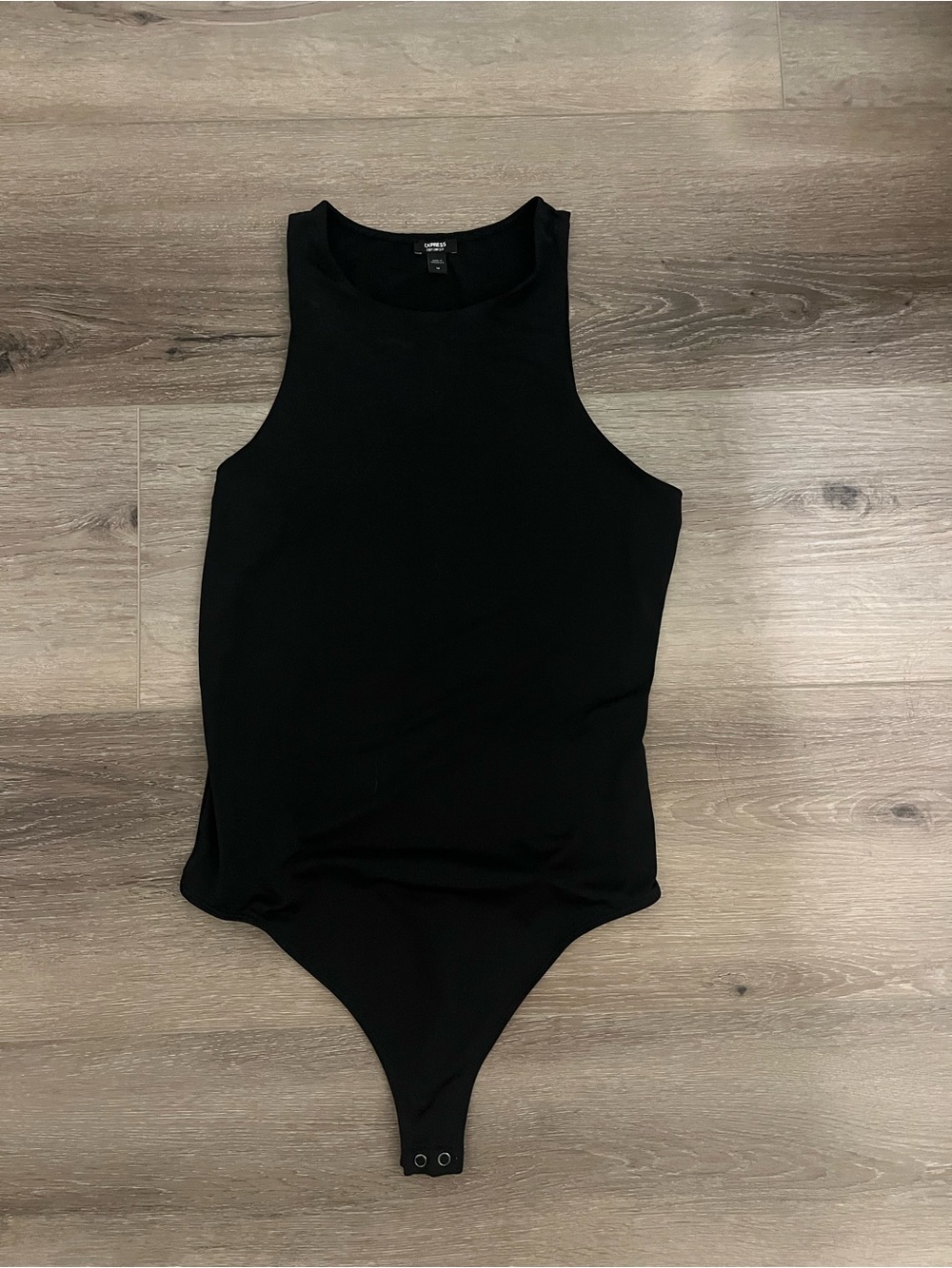 Express Black Scoop Neck Bodysuit